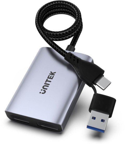 Unitek V1427A01 Adapter USB/C/A na 2x HDMI MST FullHD Unitek V1427A01 Adapter USB/C/A na 2x HDMI MST FullHD