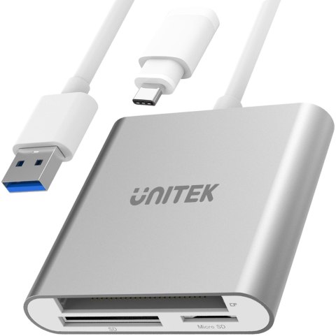 Unitek Y-9313D USB Typ-C czytnik kart All-in-One Unitek Y-9313D USB Typ-C czytnik kart All-in-One