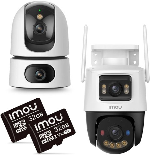 Zestaw 2 kamer IP IMOU Ranger Dual 10MP (5MP + 5MP) i Cruiser Dual 10MP (5MP + 5MP) Zestaw 2 kamer IP IMOU Ranger Dual 10MP (5MP + 5MP) i Cruiser Dual 10MP (5MP + 5MP)