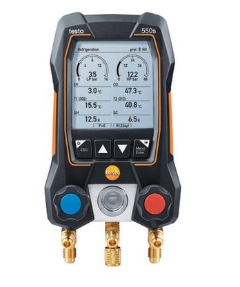 Elektroniczna oprawa zaworowa Testo 550s zestaw Basic 0564 5501 Elektroniczna oprawa zaworowa Testo 550s zestaw Basic 0564 5501