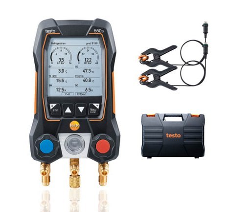 Elektroniczna oprawa zaworowa Testo 550s zestaw Basic 0564 5501 Elektroniczna oprawa zaworowa Testo 550s zestaw Basic 0564 5501