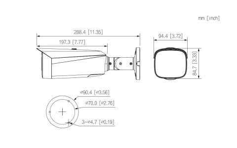 Kamera IP Dahua IPC-HFW3849T1-ZAS-PV-27135 Kamera IP Dahua IPC-HFW3849T1-ZAS-PV-27135