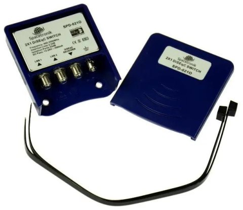 Przełącznik DiSEqC 2/1 Spacetronik SPD-021O zewnętrzny Przełącznik DiSEqC 2/1 Spacetronik SPD-021O zewnętrzny