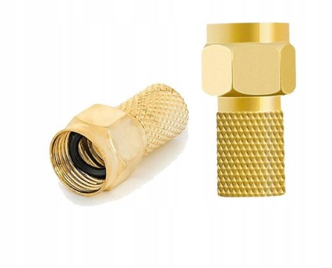 Wtyk typu F Big Nut 6,8/22mm Spacetronik - 1 szt. Wtyk typu F Big Nut 6,8/22mm Spacetronik - 1 szt.