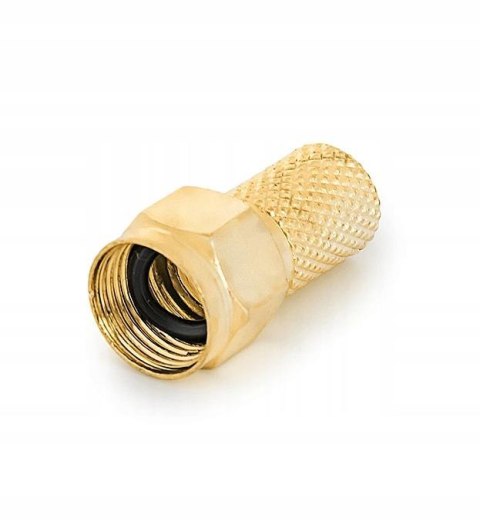 Wtyk typu F Big Nut 6,8/22mm Spacetronik - 1 szt. Wtyk typu F Big Nut 6,8/22mm Spacetronik - 1 szt.