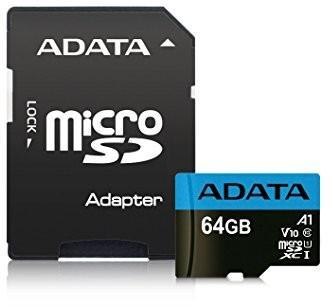 Adata microSD Premier 64GB UHS1/CL10/A1+adapter Adata microSD Premier 64GB UHS1/CL10/A1+adapter