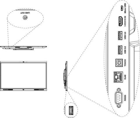 MONITOR TABLICA INTERAKTYWNA DAHUA LCH65-MC410-B MONITOR TABLICA INTERAKTYWNA DAHUA LCH65-MC410-B