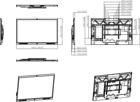 MONITOR TABLICA INTERAKTYWNA DAHUA LCH65-MC410-B MONITOR TABLICA INTERAKTYWNA DAHUA LCH65-MC410-B