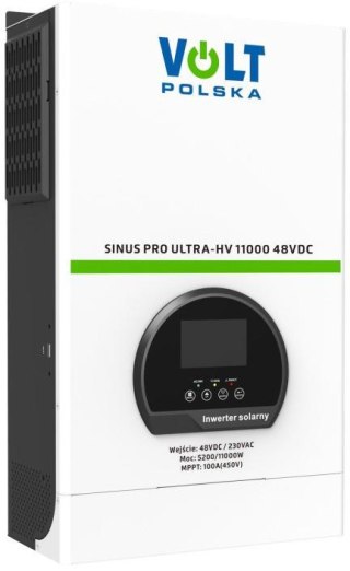 Przetwornica inwerter solarny Volt Polska SinusPro Ultra-HV 11000 48V/230V 5200/11000W 100A MPPT (45