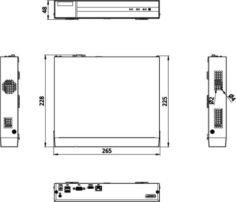 Rejestrator IP Hilook by Hikvision 4MP NVR-4CH-4MP Rejestrator IP Hilook by Hikvision 4MP NVR-4CH-4MP