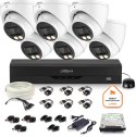 Zestaw monitoringu Dahua 6x kamera kopułkowa HAC-HDW1500T-IL-A-0280B-S2 1TB IR 40m 51mp Zestaw monitoringu Dahua 6x kamera kopułkowa HAC-HDW1500T-IL-A-0280B-S2 1TB IR 40m 51mp