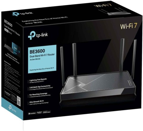 ROUTER TP-LINK Archer BE230 (Wi-Fi 7) ROUTER TP-LINK Archer BE230 (Wi-Fi 7)