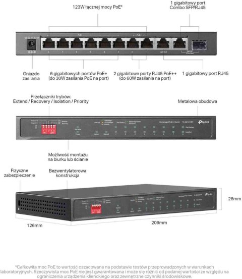 SWITCH TP-LINK TL-SG1210PP SWITCH TP-LINK TL-SG1210PP