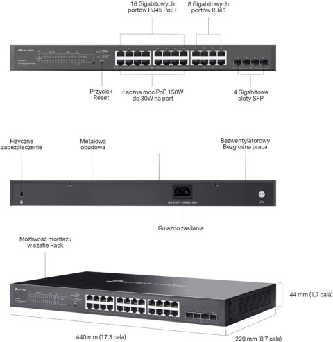 SWITCH TP-LINK TL-SG2428LP SWITCH TP-LINK TL-SG2428LP