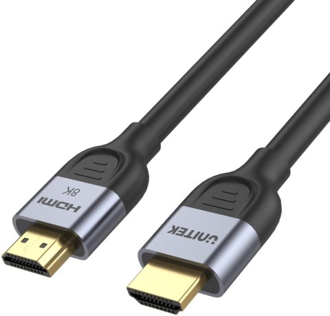 Unitek Kabel HDMI 2.1 8K 60Hz, czarny, 1m Unitek Kabel HDMI 2.1 8K 60Hz, czarny, 1m