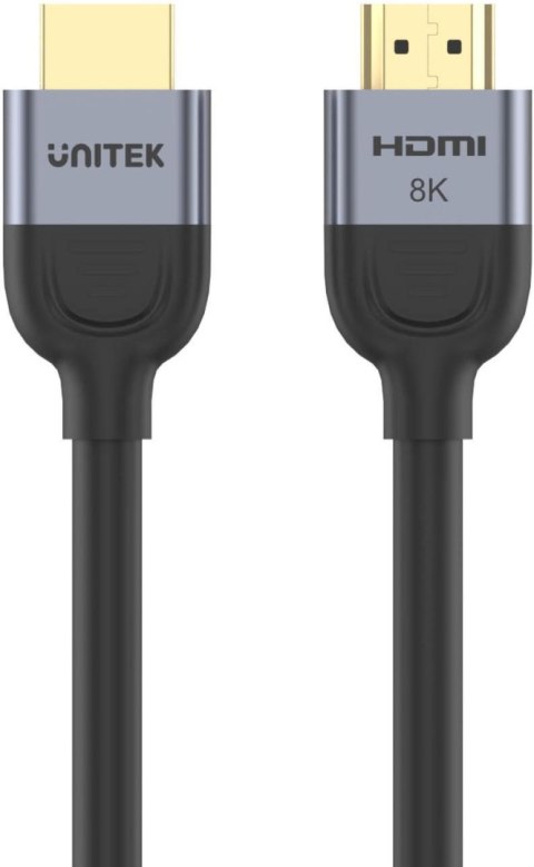Unitek Kabel HDMI 2.1 8K 60Hz, czarny, 1m Unitek Kabel HDMI 2.1 8K 60Hz, czarny, 1m