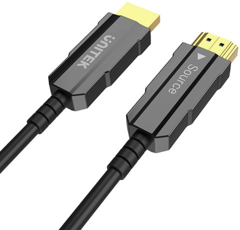 Unitek Kabel optyczny HDMI 2.0 AOC 4K 60Hz 50m Unitek Kabel optyczny HDMI 2.0 AOC 4K 60Hz 50m