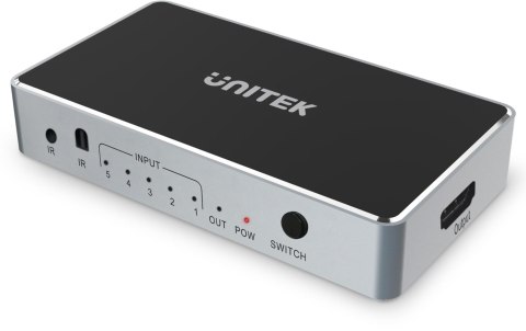 Unitek Przełącznik sygnału HDMI 1.4b 5 IN-1 OUT 4K Unitek Przełącznik sygnału HDMI 1.4b 5 IN-1 OUT 4K