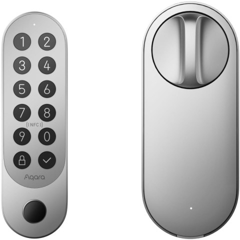 Aqara Smart Lock U200 Kit Srebrny, HomeKit, Thread, Bluetooth 5.1, NFC Aqara Smart Lock U200 Kit Srebrny, HomeKit, Thread, Bluetooth 5.1, NFC