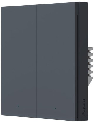 Aqara Smart Wall Switch H1 Szary podwójny bez przewodu neutralnego