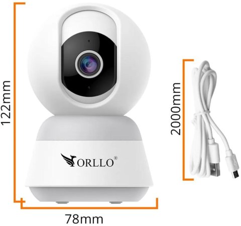 Kamera IP Orllo TW1 wewnętrzna 4K Tuya Wi-Fi Kamera IP Orllo TW1 wewnętrzna 4K Tuya Wi-Fi