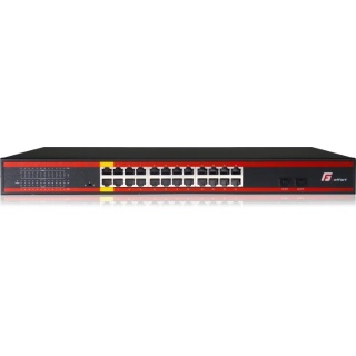 SWITCH POE GETFORT 24GE+2SFP Gigabit 400W
