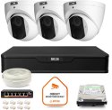 Zestaw monitoringu IP BCS Point 3x Kamera BCS-P-EIP14FSR3 Rejestrator z dyskiem 1TB Zestaw monitoringu IP BCS Point 3x Kamera BCS-P-EIP14FSR3 Rejestrator z dyskiem 1TB