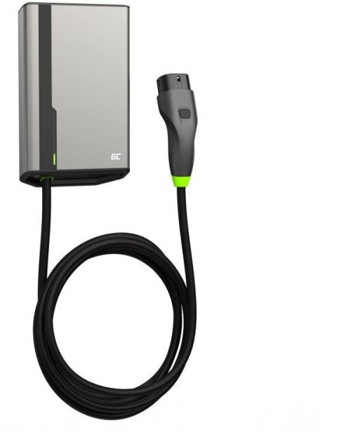 ŁADOWARKA EV Wallbox Green Cell HabuDen EVGC021B2275 22kW TYPE 2 7,5M GC App NFC BT Wi-Fi ŁADOWARKA EV Wallbox Green Cell HabuDen EVGC021B2275 22kW TYPE 2 7,5M GC App NFC BT Wi-Fi