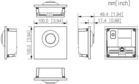 Moduł kamery Dahua VTO4202F-P-S3 Moduł kamery Dahua VTO4202F-P-S3