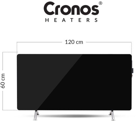 Panel grzewczy IR CRONOS Synthelith GLASS CRG-720TWP Black Panel grzewczy IR CRONOS Synthelith GLASS CRG-720TWP Black