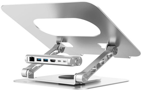 Unitek Podstawka pod laptop z odłączanym hubem USB-C HDMI 1,4, 4K PD 100W Unitek Podstawka pod laptop z odłączanym hubem USB-C HDMI 1,4, 4K PD 100W