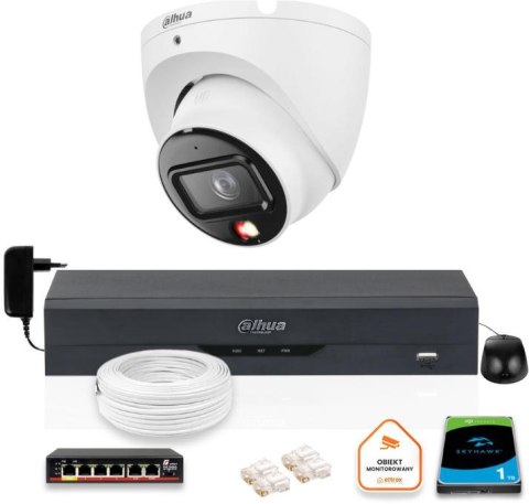 ZESTAW Kamera IP Dahua 6mpx IPC-HDW1639T-A-IL-0280B-S6 + DYSK 1TB ZESTAW Kamera IP Dahua 6mpx IPC-HDW1639T-A-IL-0280B-S6 + DYSK 1TB