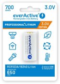 Akumulatorek 16340 / R-CR123 3V everActive 700mAh (1 szt.) z zabezpieczeniem Akumulatorek 16340 / R-CR123 3V everActive 700mAh (1 szt.) z zabezpieczeniem