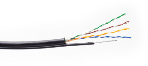 KABEL SKRĘTKA GETFORT CAT.5E U/UTP UV SUCHY Z LINKĄ NOŚNĄ 305m KABEL SKRĘTKA GETFORT CAT.5E U/UTP UV SUCHY Z LINKĄ NOŚNĄ 305m