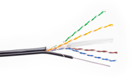 KABEL SKRĘTKA GETFORT CAT.6 U/UTP UV SUCHY Z LINKĄ NOŚNĄ 305m