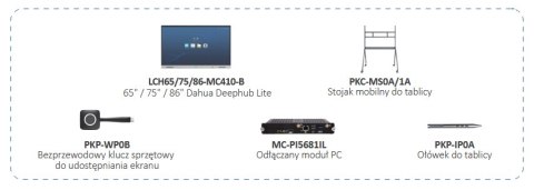 MONITOR TABLICA INTERAKTYWNA DAHUA LCH75-MC410-B MONITOR TABLICA INTERAKTYWNA DAHUA LCH75-MC410-B