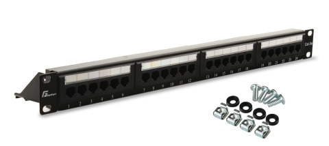 PATCH PANEL UTP CAT.5E 24 PORTY PGF-5EUTP24-B4 GETFORT PATCH PANEL UTP CAT.5E 24 PORTY PGF-5EUTP24-B4 GETFORT