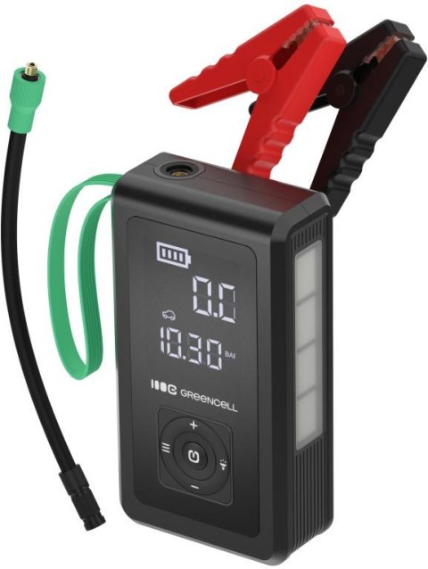 POWERBANK ROZRUSZNIK KOMPRESOR Green Cell PowerBoost Air Car Jump Starter 8000mAh 1000A 150PSI POWERBANK ROZRUSZNIK KOMPRESOR Green Cell PowerBoost Air Car Jump Starter 8000mAh 1000A 150PSI