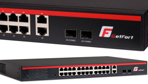 SWITCH POE GETFORT 24FE+2GE+2SFP 250W SWITCH POE GETFORT 24FE+2GE+2SFP 250W