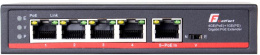 SWITCH POE GETFORT 4GE+1GE 90W (POE-IN)