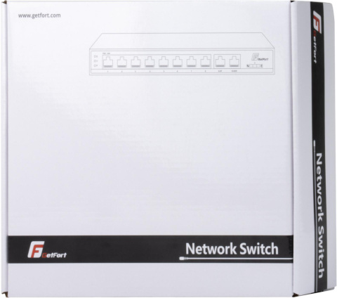 SWITCH POE GETFORT 8FE x POE + 2FE UPLINK 120W POE+ SWITCH POE GETFORT 8FE x POE + 2FE UPLINK 120W POE+