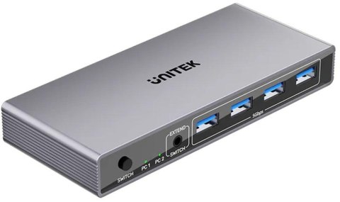 Unitek Przełącznik KVM 8K@60Hz USB 3.0 5Gbps DP Unitek Przełącznik KVM 8K@60Hz USB 3.0 5Gbps DP
