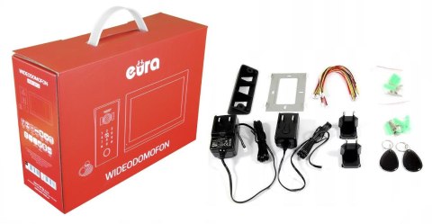 WIDEODOMOFON EURA VDP-97C5 czarny, lcd 7", wi-fi, czytnik zbliżeniowy, Tuya WIDEODOMOFON EURA VDP-97C5 czarny, lcd 7", wi-fi, czytnik zbliżeniowy, Tuya