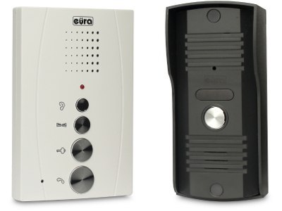 DOMOFON EURA ADP-11A3 ''INVITO'' b/słuchawkowy biały DOMOFON EURA ADP-11A3 ''INVITO'' b/słuchawkowy biały