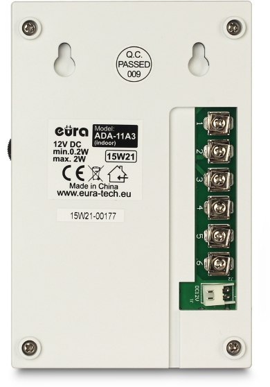DOMOFON EURA ADP-11A3 ''INVITO'' b/słuchawkowy biały DOMOFON EURA ADP-11A3 ''INVITO'' b/słuchawkowy biały