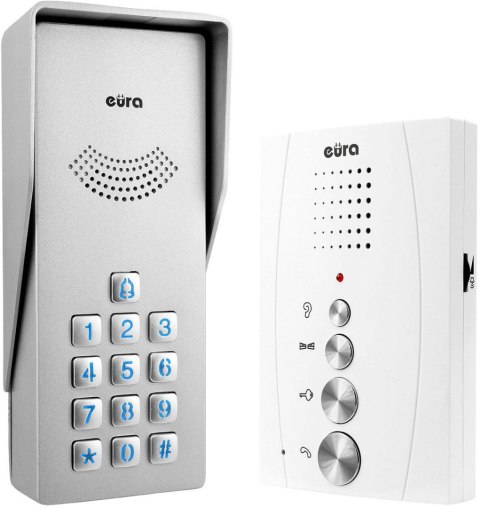 Domofon EURA ADP-38A3 ENTRA bialy Domofon EURA ADP-38A3 ENTRA bialy
