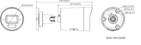 Kamera IP Hikvision DS-2CD2067G3-LI2UY/SL 2.8mm PL Kamera IP Hikvision DS-2CD2067G3-LI2UY/SL 2.8mm PL