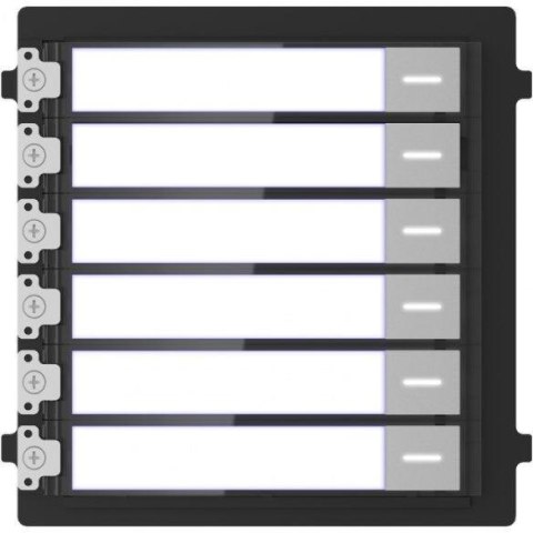 Moduł wywołania (6 przycisków) HIKVISION DS-KD-KK Moduł wywołania (6 przycisków) HIKVISION DS-KD-KK