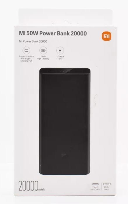 Powerbank Xiaomi 50W 20000 mAh Powerbank Xiaomi 50W 20000 mAh