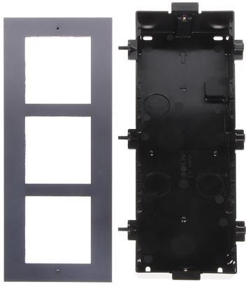 Ramka z puszką do montażu podtynk. 3-modułowa HIKVISION DS-KD-ACF3/Plastic Ramka z puszką do montażu podtynk. 3-modułowa HIKVISION DS-KD-ACF3/Plastic